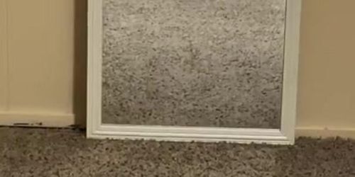 Mirror view blowjob - hot ass and loud slurping