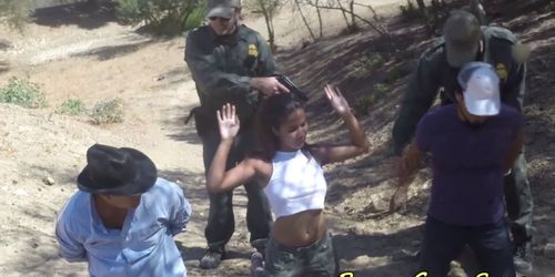 Caught ebony teen sucks