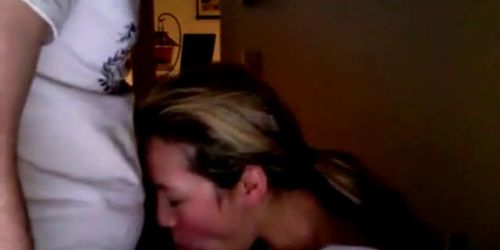 Amazing blowjob at home - video 1