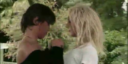 Lucious milfs play in the backyard