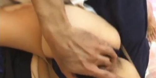 ALL JAPANESE PASS - Orisa Ayaka busty is licked and fucked through ripped stockings