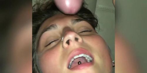 Son Snap: melanie_sff // FRANÇAISE CAMGIRL SE PREND UNE ÉJACULATION FACIALE PAR UN CLIENT