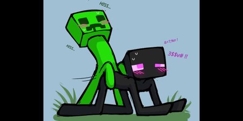 Minecraft Enderman x Creeper Photos