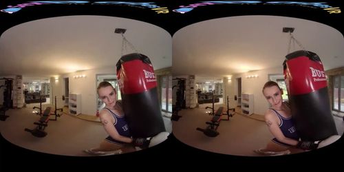 SexBabesVR - 180 VR Porn - Fast Knockout with Adelle Unicorn