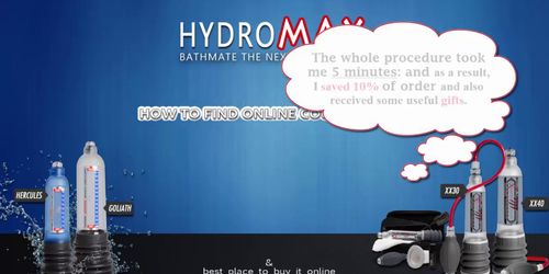 Bathmate Hydromax Coupon Code