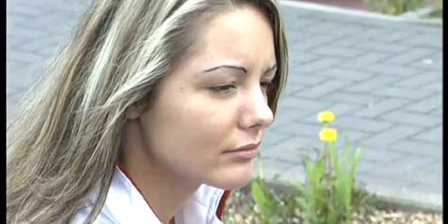 GERMANPICKUPS - cute teen picked up for first anal