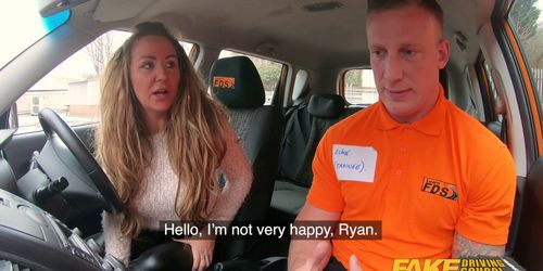 Fake Driving School Rookie instructor fucks Classy MILF