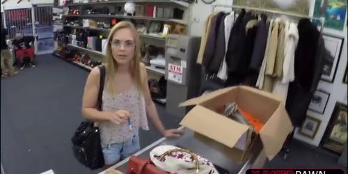 Lustful white chick gets banged by Shawn