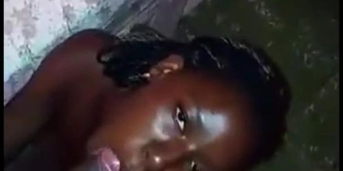 Bajan darkie blowjob