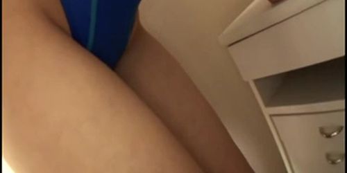 Swimsuit Busty Momoka Nishina in private teaching