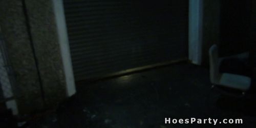 Nasty amateurs flashing on the streets before party (Brianna Bella, Sheena Rose)