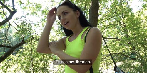 Public Agent - Kittina Clairette Gets Creampied Fucking Outdoors (Kittina Ivory)