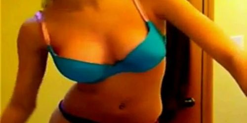 Cam Girl Gets Undressed