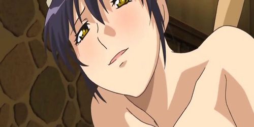 Horny hentai maid getting jizzload