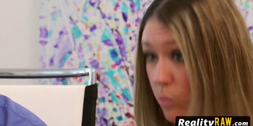 Lovely fucking choreography at a big orgy with swingers in doggy style makes the red room