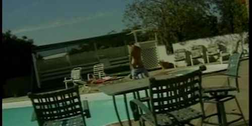 Sexy blonde teen gives head then gets pounded doggystyle for a hot cum splash