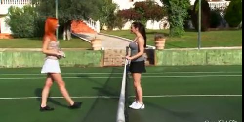 tennis courting