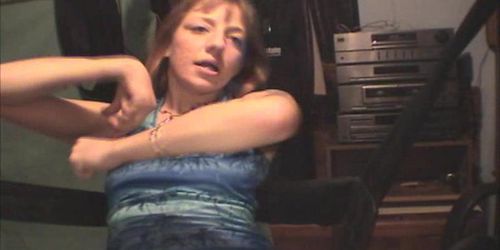 ELECTRICITY PLAY - Skinny Crack Whore Fucked with Small Tits