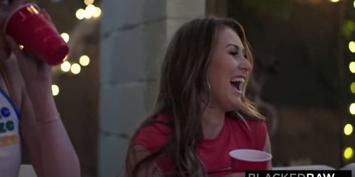 BLACKEDRAW Four College Girls In INSANE BBC Gangbang - video 2 (Elena Koshka, Jason Brown, Khloe Kapri, Lily LaBeau, Paige Owens)