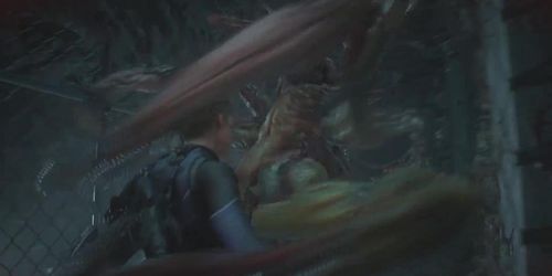Jill Throated by Drain Deimos in Resident Evil 3 (Bonny Anderson, Jill Valentine)