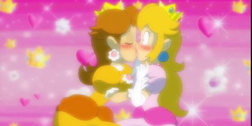 Princess Peach And Daisy Lesbian - Peach and daisy sleepover - Tnaflix.com