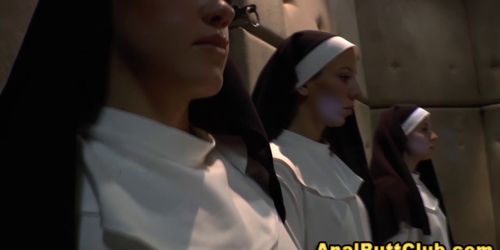 Fetish nuns insert object