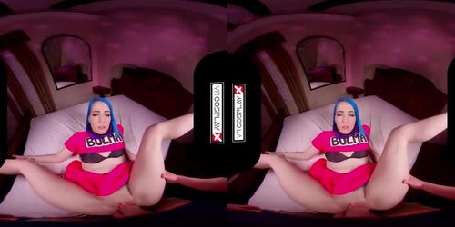 Vrcosplayx.Com Liz Rainbow As Bulma Wants Your Rough Cock Vegeta (Kim Triple X)