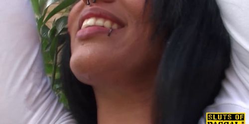 PASCALS SUB SLUTS - Alternative brit submissive facialized before being drenched