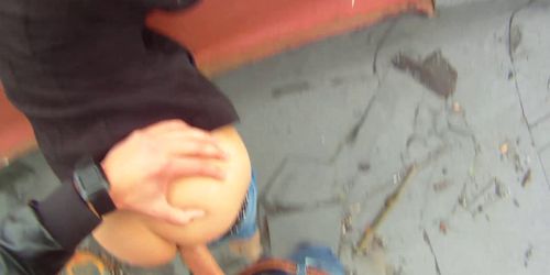FUCKING GLASSES - Sex on the roof (Naughty kitten)