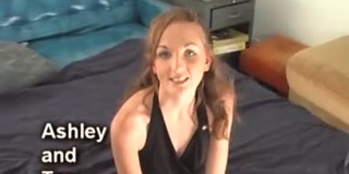 Nervous Teen - Tiny nervous teen makes her very first porn video - Tnaflix.com