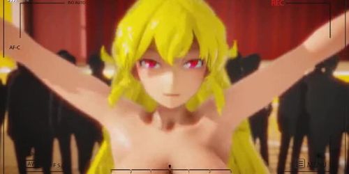 MMD Yang and Raven Cheer Dance