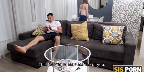 sis.porn. girl will go to a fuck party thanks to hot sex with handsome (NataSweet)