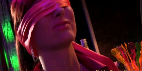 Facialized slut urinates - video 2
