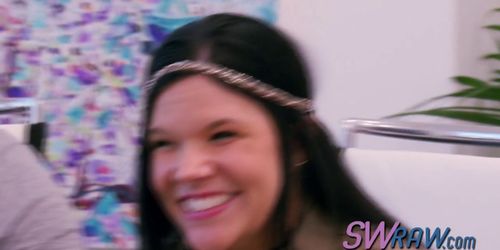 Swinger girls enjoy their days at the swing house with all the sex game they have