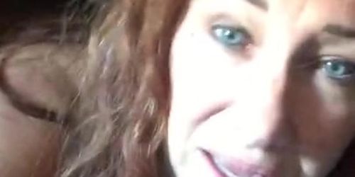 Watch eye rolling orgasm as I rub my clit on my belly! Panting tells why she became a model