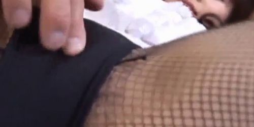 ALL JAPANESE PASS - Ran Monbu sucks dick and is nailed in hairy cunt - video 1