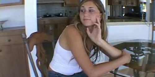 Drunk teen housesitter gets fucked rough