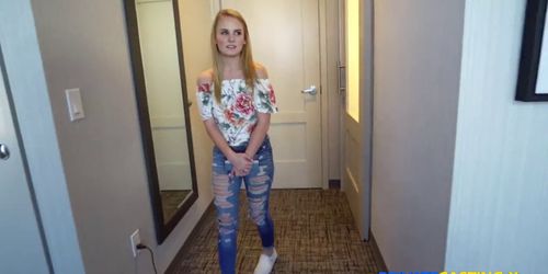 Private Casting X - Natalie Knight - 18 and fucked at fake casting