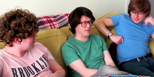 Eastern European Beauty Gives Head to a Uk Nerd