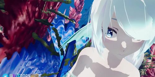 VRCHAT (ERP) - Mermaid saves drowning man with a blowjob