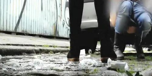 Compilation of teens caught peeing outdoors