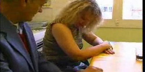 Old Granny got horny one day and decided to pay her Gardener for a good pussy fuck!