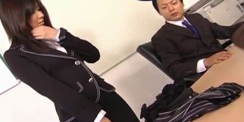 ALL JAPANESE PASS - Satomi Maeno gets cocks to lick before is pumped in fish taco - video 1