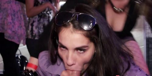 JIM SLIP - Ginger real party euro slut public bang