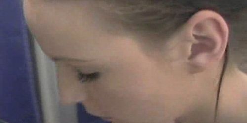 Amateur couple get naughty and wild in a shop