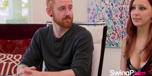 American couples on national TV reality show pushing their boundaries in a sexual adventure