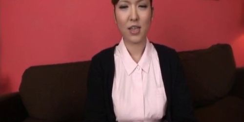 ALL JAPANESE PASS - Riana Natsukawa nurse gets two dicks in mouth and in hairy pussy - video 1
