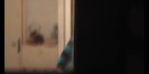 Window spy, Massive tits