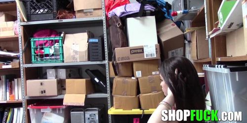 Busty Thief Teen Seduced And Fucked A Security Guard - SHOPFUCK (Beauty Dior)