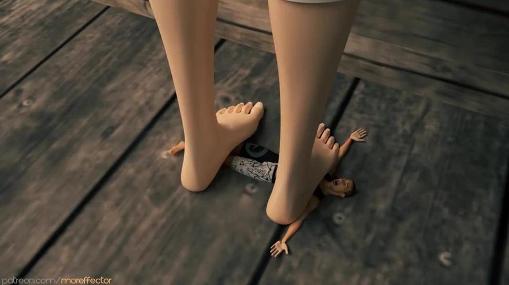 Gwen Giantess Foot Fetish Stomping Animation Porn Videos